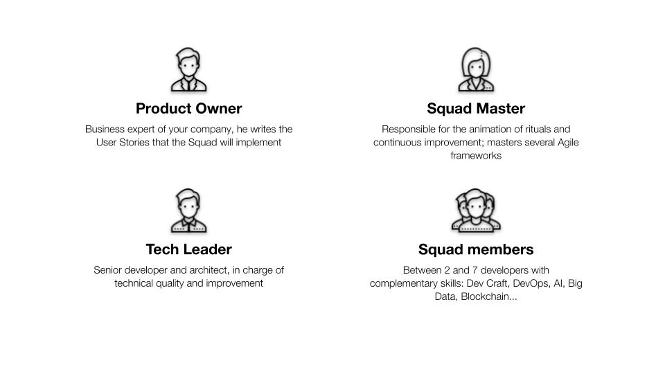 Agile squads: members